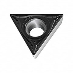 Walter - TCGT MM4 Grade WSM20S Turning Insert - TiAlN+Al2O3+(Al) Finish, 60° Triangle, 6.35mm Inscr Circle, 2.38mm Thick, 0.4mm Corner Radius - Americas Industrial Supply