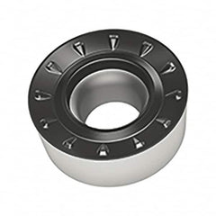 Walter - RCMT RM4 Grade WSM20S Turning Insert - TiAlN+Al2O3+(Al) Finish, 0° Round, 10mm Inscr Circle, 3.97mm Thick, 5mm Corner Radius - Americas Industrial Supply
