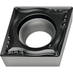 Walter - CPGT MM4 Grade WSM20S Turning Insert - TiAlN+Al2O3+(Al) Finish, 80° Rhombic, 9.53mm Inscr Circle, 3.97mm Thick, 0.4mm Corner Radius - Americas Industrial Supply