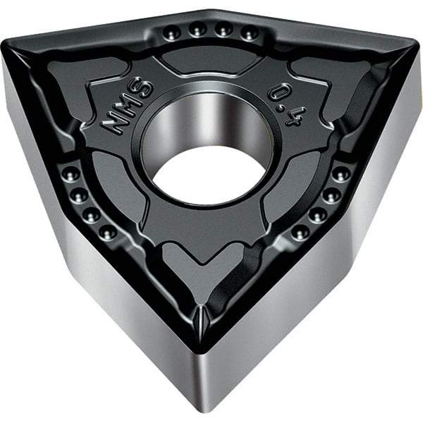 Walter - WNMG NMS Grade WSM20S Turning Insert - TiAlN+Al2O3+(Al) Finish, 80° Trigon, 12.7mm Inscr Circle, 4.76mm Thick, 0.4mm Corner Radius - Americas Industrial Supply