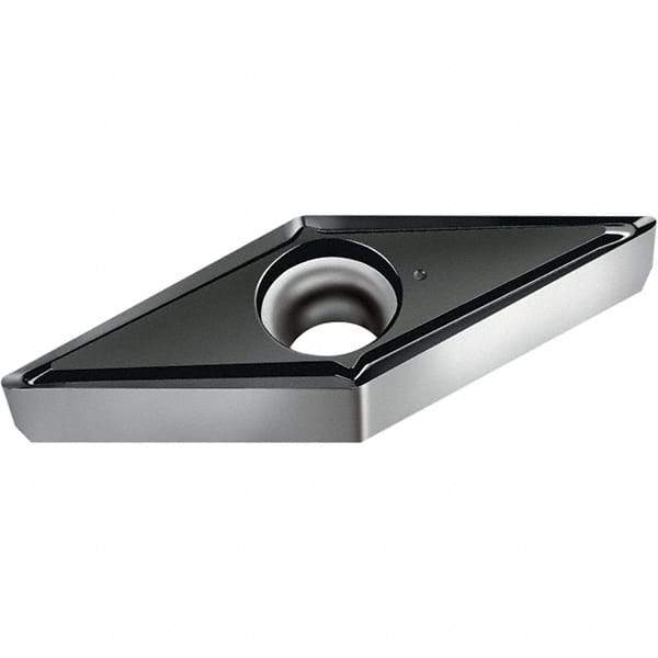 Walter - VCGT FM2 Grade WSM20S Turning Insert - TiAlN+Al2O3+(Al) Finish, 35° Rhombic, 9.53mm Inscr Circle, 4.76mm Thick, 0.4mm Corner Radius - Americas Industrial Supply