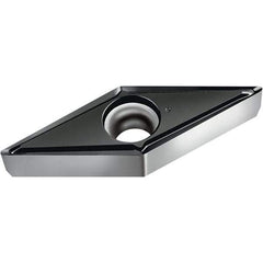 Walter - VCGT FM2 Grade WSM20S Turning Insert - TiAlN+Al2O3+(Al) Finish, 35° Rhombic, 9.53mm Inscr Circle, 4.76mm Thick, 0.4mm Corner Radius - Americas Industrial Supply