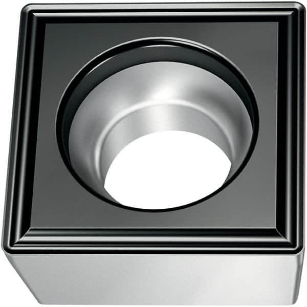 Walter - SCMT FM6 Grade WSM20S Turning Insert - TiAlN+Al2O3+(Al) Finish, 90° Square, 9.53mm Inscr Circle, 3.97mm Thick, 0.8mm Corner Radius - Americas Industrial Supply