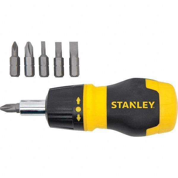 Stanley - Bit Screwdrivers Type: Multi-Bit Screwdriver Tip Type: Phillips; Slotted - Americas Industrial Supply