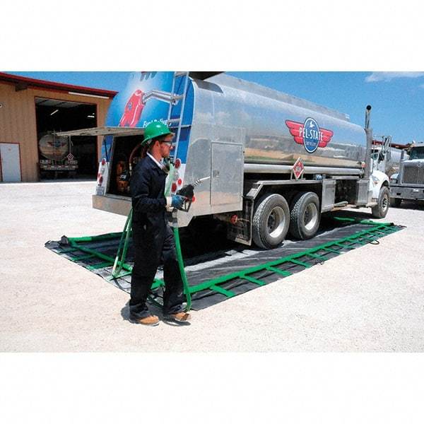 UltraTech - 269 Gal 22 oz PVC Containment Berm, Rapid Rise Model - 1' High x 6' Wide x 6" Long - Americas Industrial Supply