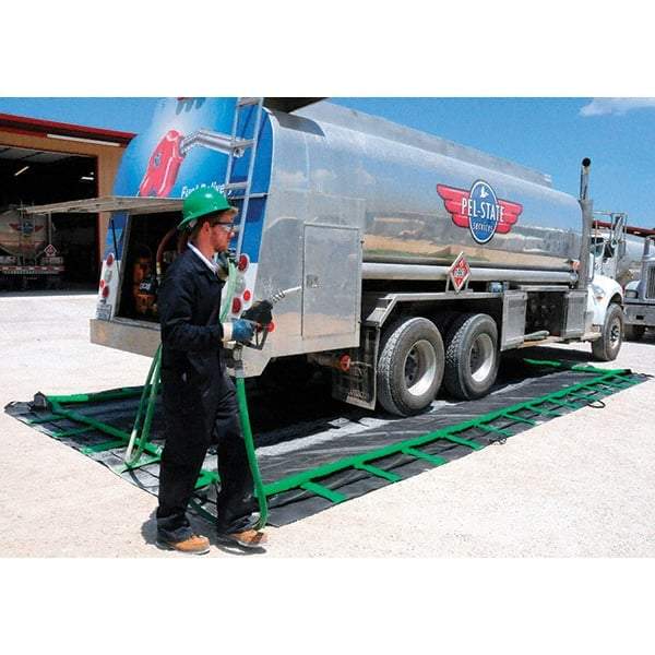 UltraTech - 4,488 Gal 22 oz PVC Containment Berm, Rapid Rise Model - 1' High x 50' Wide x 12" Long - Americas Industrial Supply