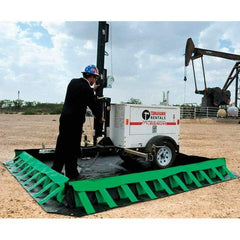 UltraTech - 4,488 Gal Copolymer 2000 Containment Berm, Compact Model - 1' High x 40' Wide x 15" Long - Americas Industrial Supply