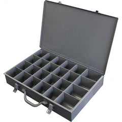 Durham - 24 Compartment Gray Small Parts Compartment Box - Americas Industrial Supply