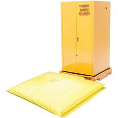UltraTech - 93 Gal Sump, 1,500 Lb Capacity, 1 Drum, Polyethylene Safety Cabinet Bladder System - 37-3/4" Long x 37.75" Wide x 6-1/4" High - Americas Industrial Supply