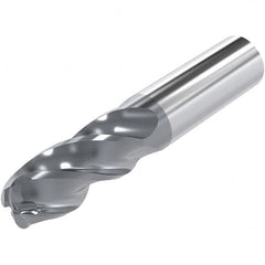 Niagara Cutter - 3/4", 4 Flute, Solid Carbide, 1/4" Corner Radius End Mill - 4" OAL, 30° Helix, Right Hand Flute, 1-1/2" LOC, Right Hand Cut - Americas Industrial Supply