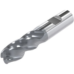 Niagara Cutter - 3/4", 4 Flute, Solid Carbide, 1/4" Corner Radius End Mill - 5" OAL, 30° Helix, Right Hand Flute, 2-1/4" LOC, Right Hand Cut - Americas Industrial Supply