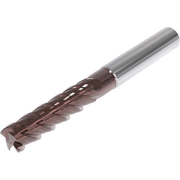 Seco - 12mm, 4 Flute, Single End, Solid Carbide, 0.5mm Corner Radius End Mill - 100mm OAL, 48° Helix, Right Hand Flute, 45mm LOC, Right Hand Cut, 53mm Extended Reach - Americas Industrial Supply