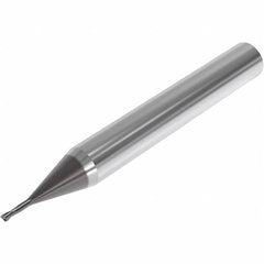 Seco - 2mm, 2 Flute, Single End, Solid Carbide, 0.15mm Corner Radius End Mill - 50mm OAL, 30° Helix, Right Hand Flute, 3mm LOC, Right Hand Cut, 6mm Extended Reach - Americas Industrial Supply