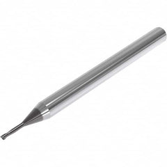 Seco - 1.2mm, 2 Flute, Single End, Solid Carbide, 0.1mm Corner Radius End Mill - 50mm OAL, 30° Helix, Right Hand Flute, 1.8mm LOC, Right Hand Cut, 6mm Extended Reach - Americas Industrial Supply