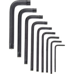 Stanley - 10 Piece T10 to T55 Assortment Torx Key Set - 10 Torx Size - Americas Industrial Supply