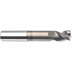 SGS - 12mm, 3 Flute, Single End, Solid Carbide, 0.1575" Corner Radius End Mill - 100mm OAL, 38° Helix, 16mm LOC, Right Hand Cut - Americas Industrial Supply