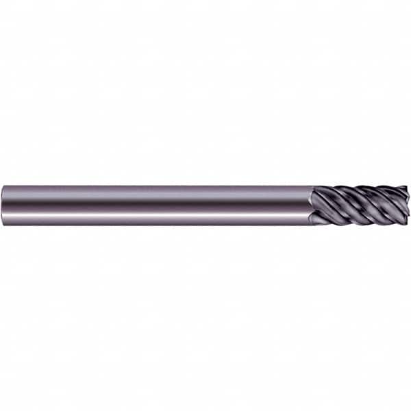 SGS - 16mm, 32mm LOC, 16mm Shank Diam, 140mm OAL, 6 Flute, Solid Carbide Square End Mill - Single End, Ti-NAMITE-X Finish, Spiral Flute, 45° Helix, Centercutting, Right Hand Cut, Right Hand Flute, Series 57S - Americas Industrial Supply