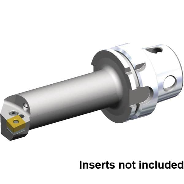 Kennametal - Left Hand Cut, 40mm Min Bore Diam, Size KM4X63 Steel Modular Boring Cutting Unit Head - 112.27mm Max Bore Depth, Through Coolant, Compatible with CN.. 432, CN.. 120408 - Americas Industrial Supply