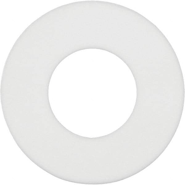 Value Collection - 6" Pipe, 6-5/8" ID x 9-7/8" OD Flange Gasket - PTFE Plastic, White, 1/8" Thick - Americas Industrial Supply