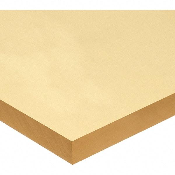Value Collection - 1/8" Thick x 3/4" Wide x 120" Long, Plain Polyurethane Strip - Stock Length, 60 Shore A Durometer, -20 to 180°F, Amber - Americas Industrial Supply