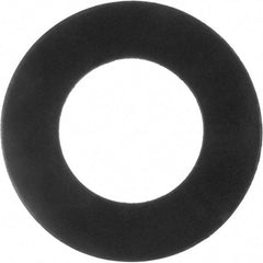 Value Collection - 4" Pipe, 4-1/2" ID x 7-1/8" OD Flange Gasket - Viton Rubber, Black, 1/16" Thick - Americas Industrial Supply