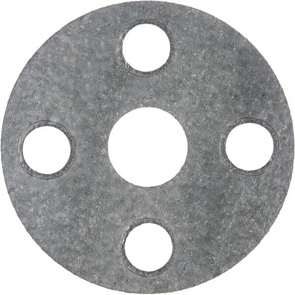 Value Collection - 4" Pipe, 4-1/2" ID x 9" OD Flange Gasket - Flexible Graphite, Gray, 1/16" Thick - Americas Industrial Supply