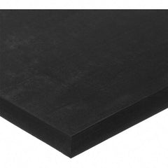 Value Collection - 12" Long, 36" Wide, Viton Rubber Foam Sheet - 75A Durometer, Black, -10 to 400°F, 1,000 psi Tensile Strength, Plain Backing - Americas Industrial Supply