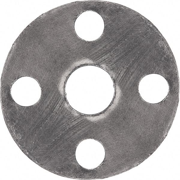 Value Collection - 2-1/2" Pipe, 2-7/8" ID x 7" OD Flange Gasket - Reinforced Graphite, Gray, 1/16" Thick - Americas Industrial Supply