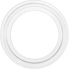 Value Collection - 6", Clamp Style, Sanitary Silicone Pipe Gasket - Tube OD Connection - Americas Industrial Supply