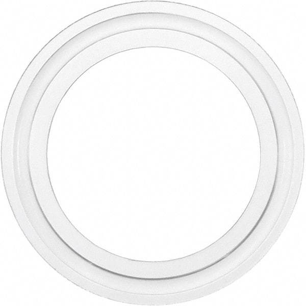 Value Collection - 3/4", Clamp Style, Sanitary Silicone Pipe Gasket - Tube OD Connection - Americas Industrial Supply