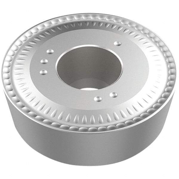 Seco - RCMX200600 R3 Grade TP2501 Carbide Turning Insert - Ti(C/N)/Al2O3/TiN Finish, Round, 32mm Inscr Circle, 1/4" Thick, 10mm Corner Radius - Americas Industrial Supply