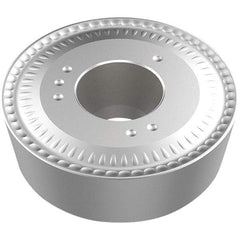 Seco - RCMX200600 R3 Grade TP2501 Carbide Turning Insert - Ti(C/N)/Al2O3/TiN Finish, Round, 32mm Inscr Circle, 1/4" Thick, 10mm Corner Radius - Americas Industrial Supply