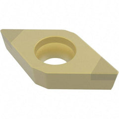 Seco - DCGW32.52 Grade CH3515 PCBN Turning Insert - TiAlN Finish, Diamond, 0.38" Inscr Circle, 3.97mm Thick, 0.03" Corner Radius - Americas Industrial Supply