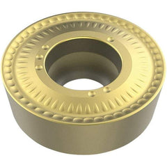 Seco - RCMT2006M0 R3 Grade TS2000 Carbide Turning Insert - TiAlN Finish, Round, 20mm Inscr Circle, 1/4" Thick, 10mm Corner Radius - Americas Industrial Supply