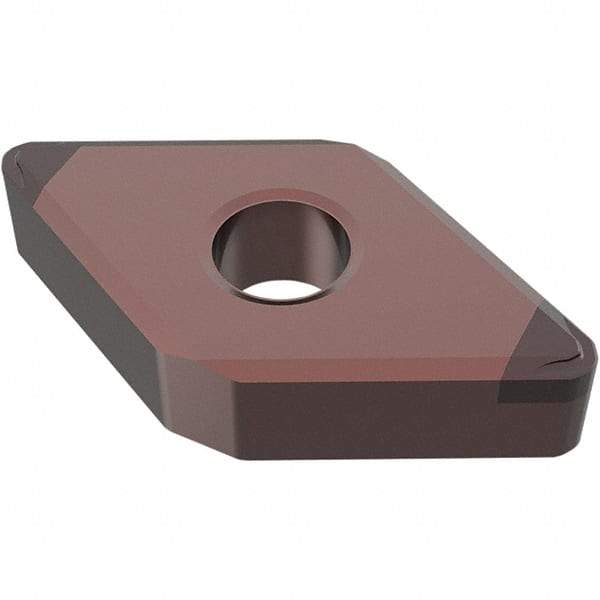 Seco - DNGM150408 Grade CH2540 PCBN Turning Insert - TiSiN Finish, Diamond, 1/2" Inscr Circle, 4.76mm Thick, 0.03" Corner Radius - Americas Industrial Supply