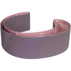 Norton - 6" Wide x 89" OAL, 60 Grit, Aluminum Oxide Abrasive Belt - Americas Industrial Supply