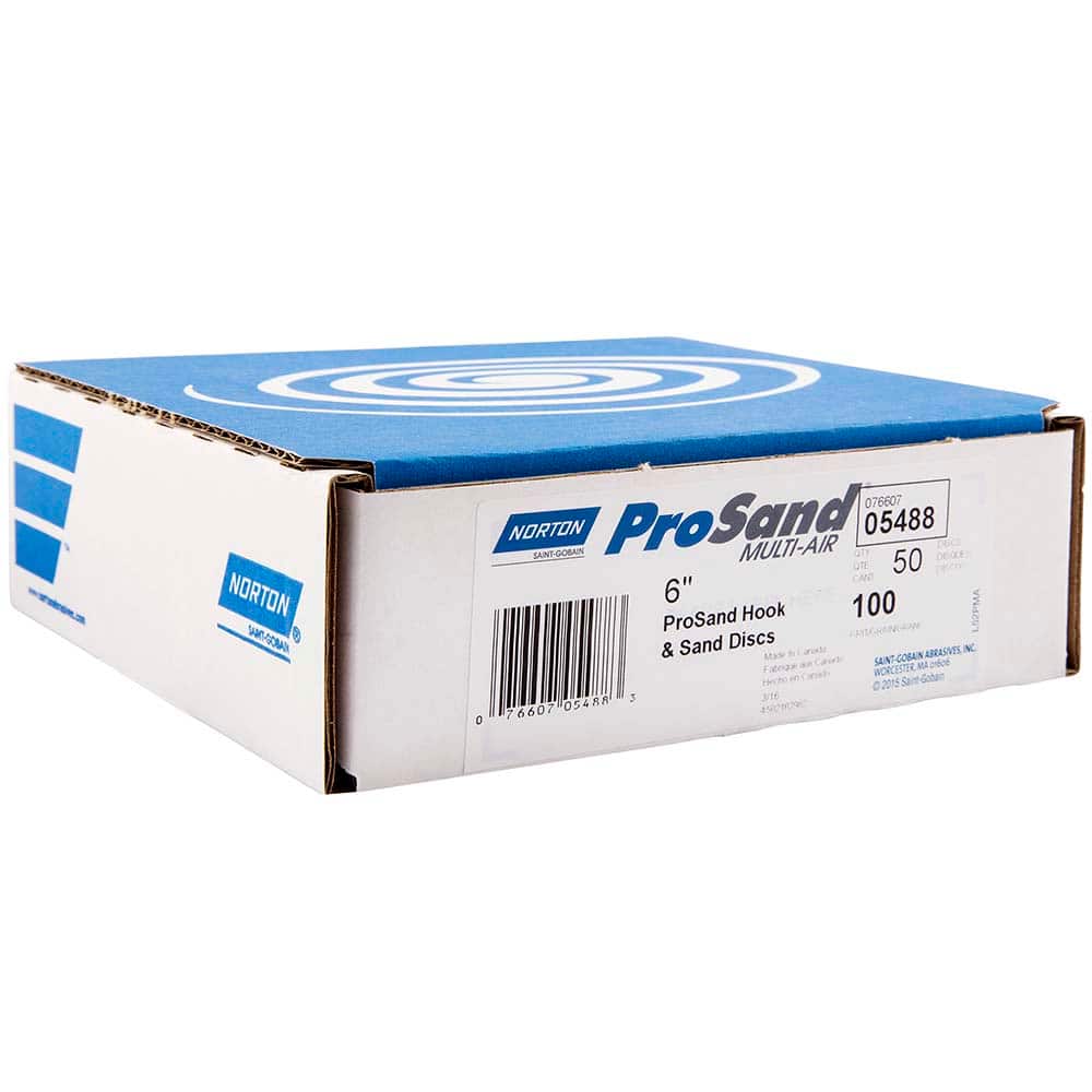 Norton - Hook & Loop Discs Abrasive Type: Coated Disc Diameter (Inch): 6 - Americas Industrial Supply