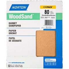 Norton - Sanding Sheets Abrasive Material: Garnet Grade: Coarse - Americas Industrial Supply