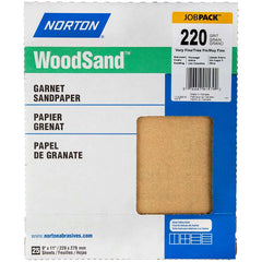 Norton - Sanding Sheets Abrasive Material: Garnet Grade: Very Fine - Americas Industrial Supply