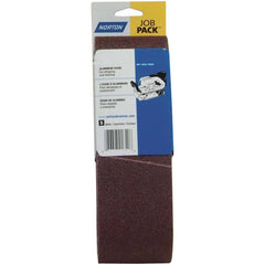 Norton - 3" Wide x 24" OAL, 36 Grit, Aluminum Oxide Abrasive Belt - Americas Industrial Supply
