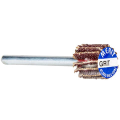 Norton - 5/8" Diam x 5/8" Face Width, Coarse Aluminum Oxide Coated Mounted Flap Wheel - Americas Industrial Supply