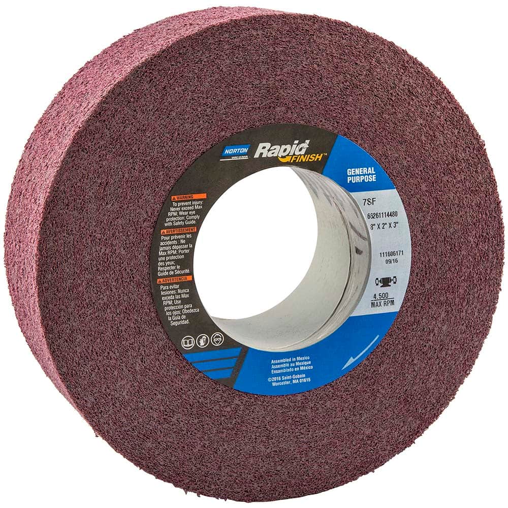 Norton - Deburring Wheels Wheel Type: Convolute Wheel Diameter (Inch): 8 - Americas Industrial Supply