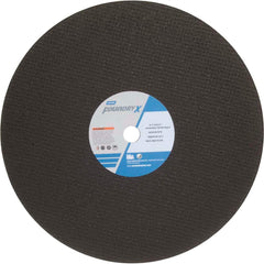 Norton - 16 x 5/32, 1" Hole 24 Grit Zirconia Alumina Cutoff Wheel - Americas Industrial Supply