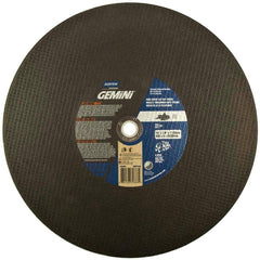 Norton - 16 x 1/8, 1" Hole 24 Grit Aluminum Oxide Cutoff Wheel - Americas Industrial Supply