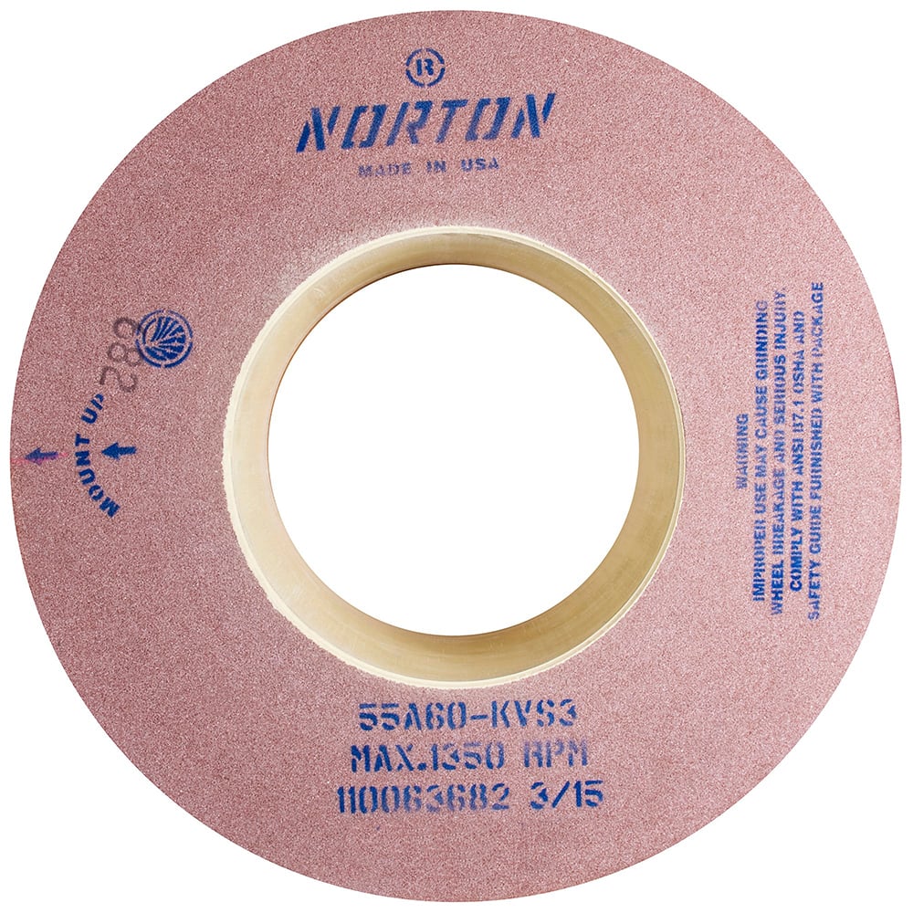 Norton - Centerless & Cylindrical Grinding Wheels Wheel Diameter (Inch): 24 Wheel Width (Inch): 10 - Americas Industrial Supply