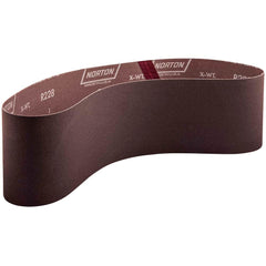 Norton - 4" Wide x 36" OAL, 36 Grit, Aluminum Oxide Abrasive Belt - Americas Industrial Supply