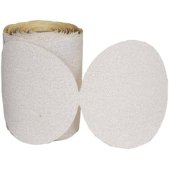 Norton - 5" Diam, 180 Grit Aluminum Oxide Adhesive PSA Disc - Americas Industrial Supply