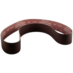 Norton - 4" Wide x 36" OAL, 80 Grit, Aluminum Oxide Abrasive Belt - Americas Industrial Supply