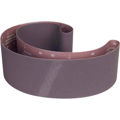 Norton - 6" Wide x 89" OAL, 80 Grit, Aluminum Oxide Abrasive Belt - Americas Industrial Supply