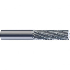 SGS - 10mm Diam, 30mm LOC, Square End, Solid Carbide Diamond Pattern Router Bit - Right Hand Cut, 63mm OAL, Use on Carbon Composite - Americas Industrial Supply